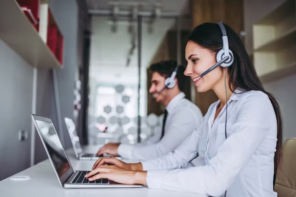 Telesales szolgáltatás illusztráció